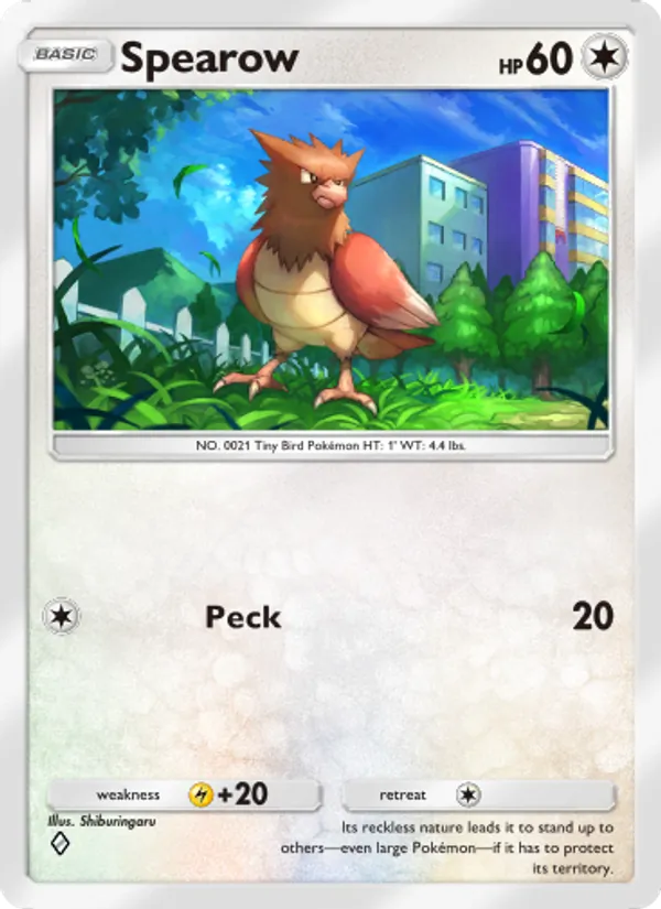 Spearow — Genetic Apex #191 (Pokémon TCG card)