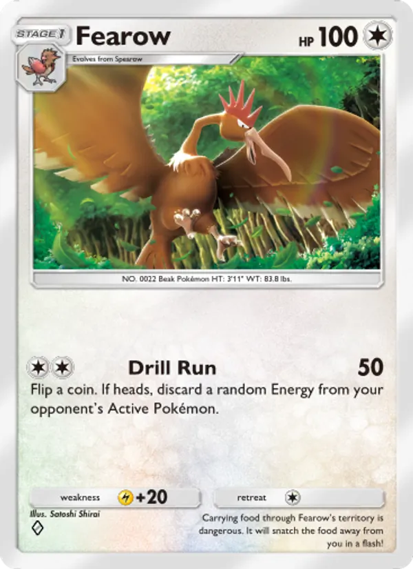 Fearow — Genetic Apex #192 (Pokémon TCG card)