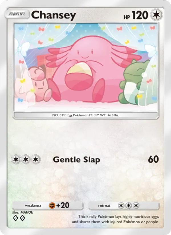 Chansey — Genetic Apex #202 (Pokémon TCG card)