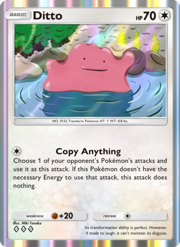 Ditto — Genetic Apex #205 (Pokémon TCG card)