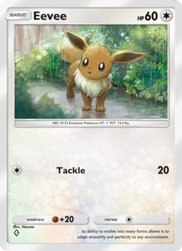 Eevee — Genetic Apex #207 (Pokémon TCG card)