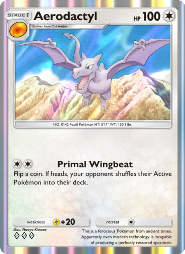Aerodactyl — Genetic Apex #210 (Pokémon TCG card)
