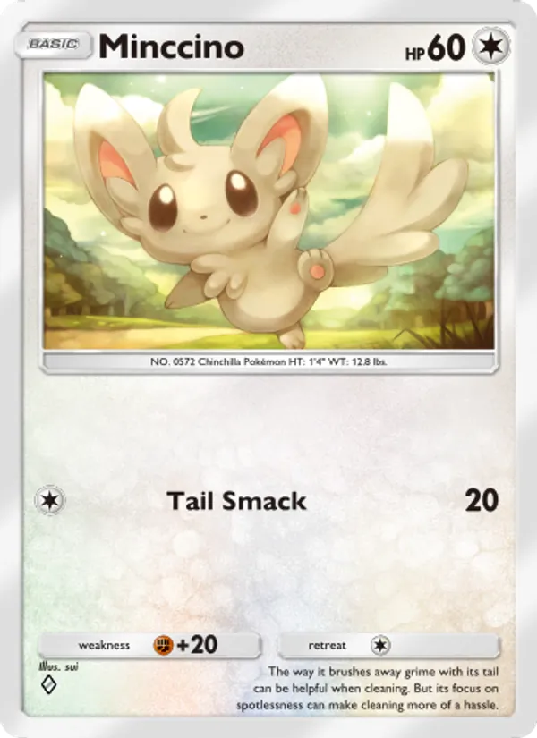Minccino — Genetic Apex #212 (Pokémon TCG card)