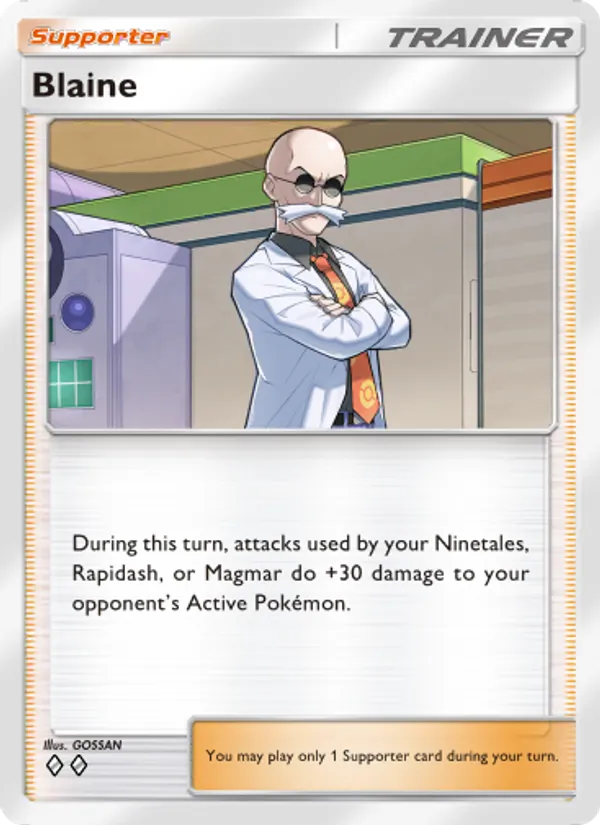Blaine — Genetic Apex #221 (Pokémon TCG card)