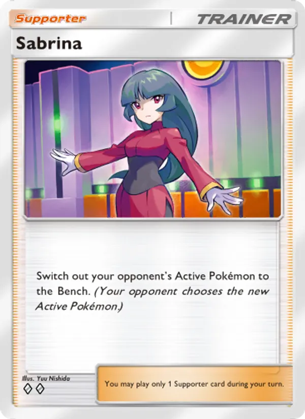 Sabrina — Genetic Apex #225 (Pokémon TCG card)