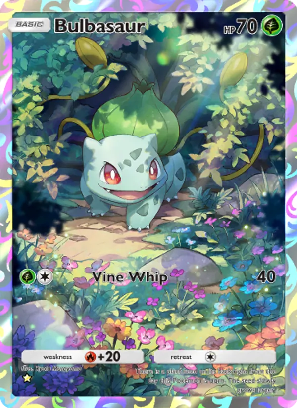 Bulbasaur — Genetic Apex #227 (Pokémon TCG card)