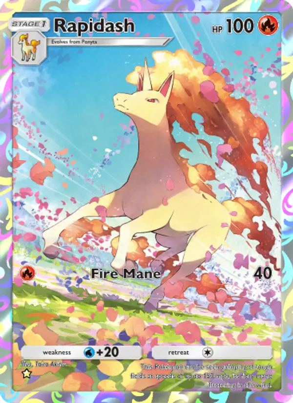 Rapidash — Genetic Apex #231 (Pokémon TCG card)