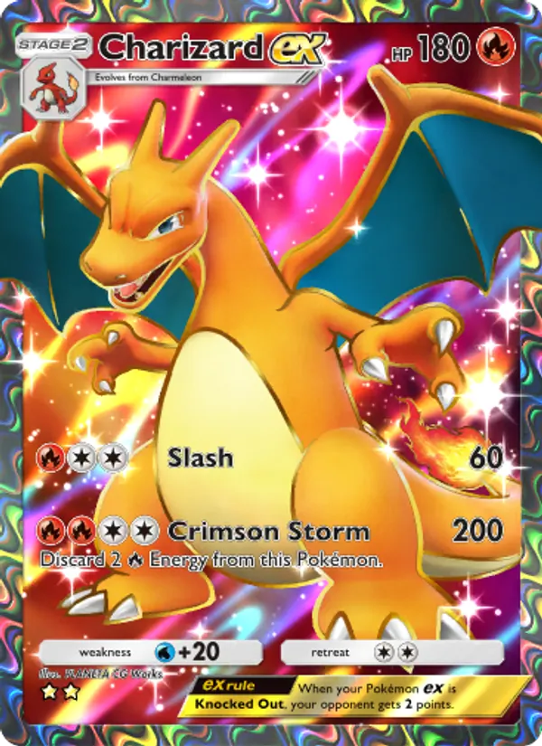 Charizard ex — Genetic Apex #253 (Pokémon TCG card)