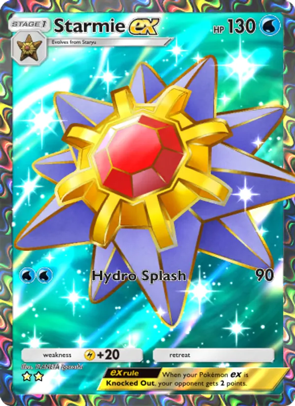 Starmie ex — Genetic Apex #257 (Pokémon TCG card)
