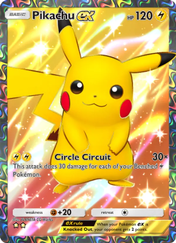 Pikachu ex — Genetic Apex #259 (Pokémon TCG card)