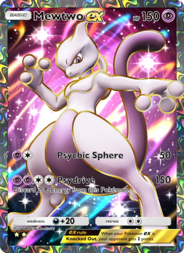 Mewtwo ex — Genetic Apex #262 (Pokémon TCG card)