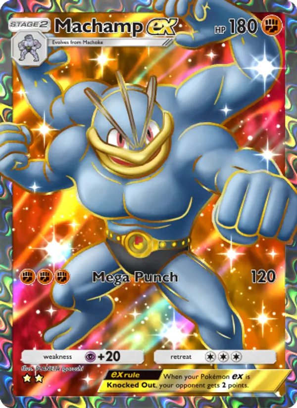 Machamp ex — Genetic Apex #263 (Pokémon TCG card)
