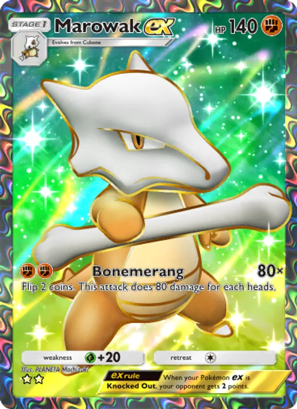 Marowak ex — Genetic Apex #264 (Pokémon TCG card)