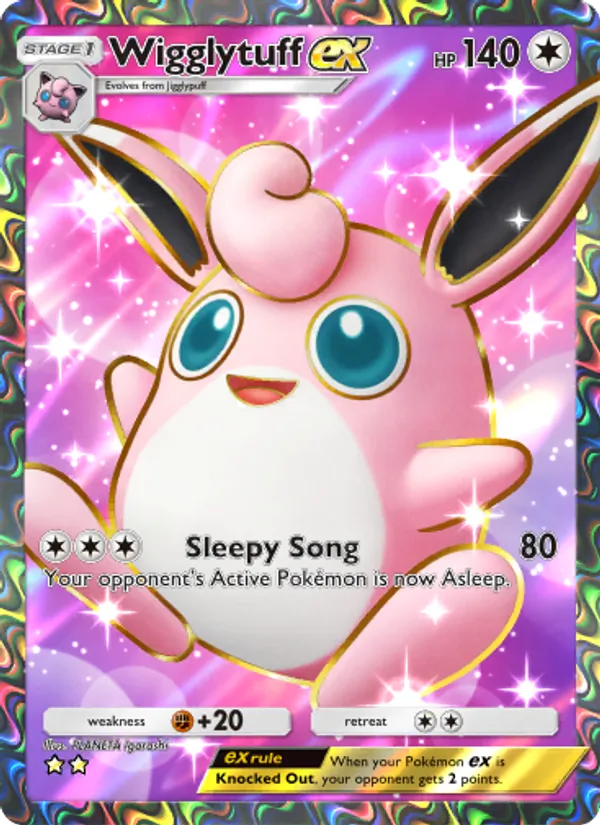 Wigglytuff ex — Genetic Apex #265 (Pokémon TCG card)