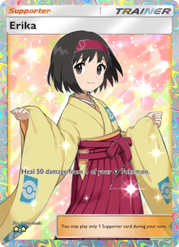 Erika — Genetic Apex #266 (Pokémon TCG card)