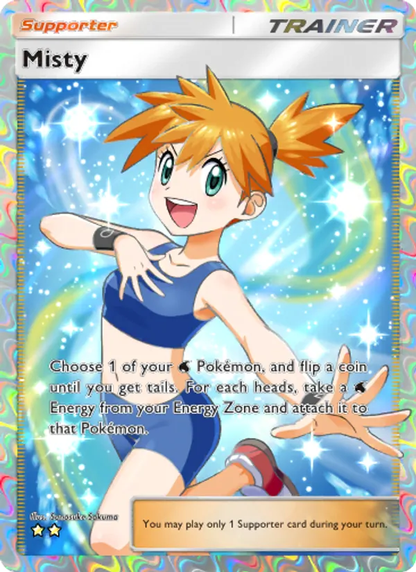 Misty — Genetic Apex #267 (Pokémon TCG card)