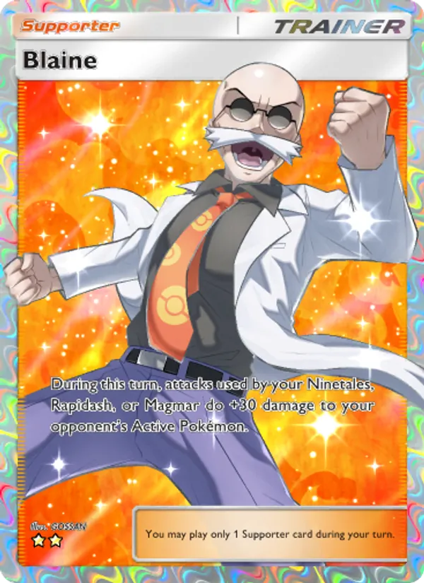 Blaine — Genetic Apex #268 (Pokémon TCG card)