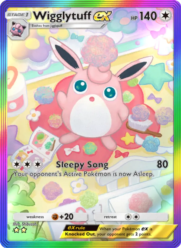 Wigglytuff ex — Genetic Apex #279 (Pokémon TCG card)