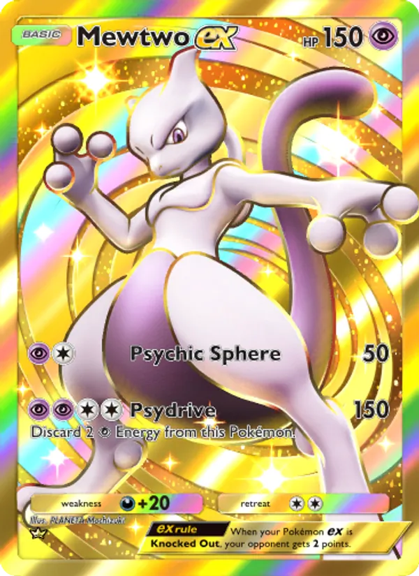 Mewtwo ex — Genetic Apex #286 (Pokémon TCG card)
