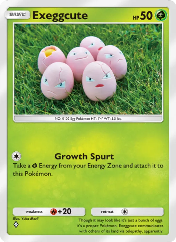 Exeggcute — Mythical Island #001 (Pokémon TCG card)