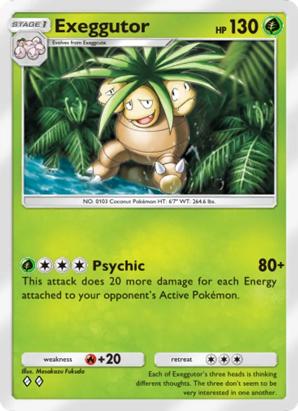 Exeggutor — Mythical Island #002 (Pokémon TCG card)