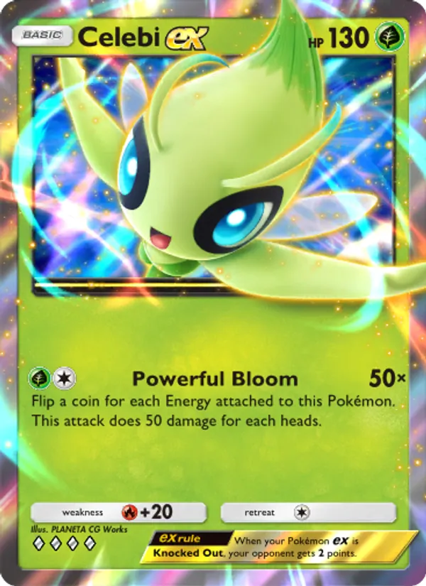 Celebi ex — Mythical Island #003 (Pokémon TCG card)