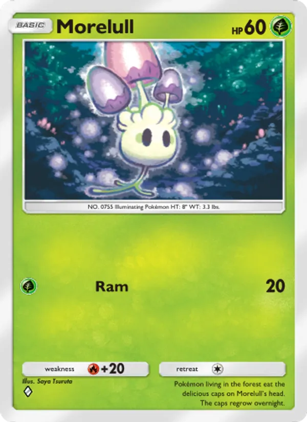 Morelull — Mythical Island #007 (Pokémon TCG card)
