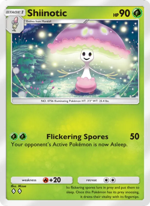 Shiinotic — Mythical Island #008 (Pokémon TCG card)