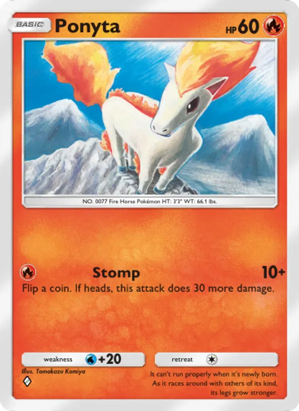 Ponyta — Mythical Island #010 (Pokémon TCG card)