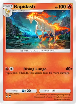 Rapidash (Mythical Island #011)