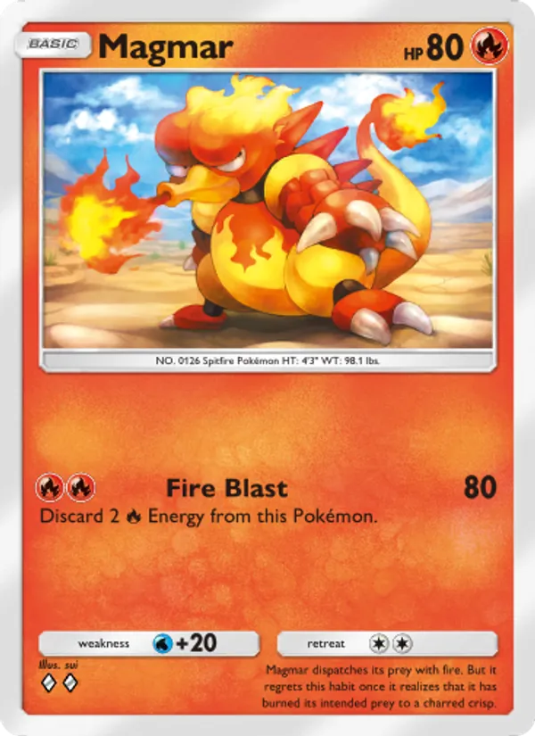 Magmar — Mythical Island #012 (Pokémon TCG card)