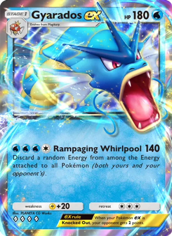 Gyarados ex — Mythical Island #018 (Pokémon TCG card)