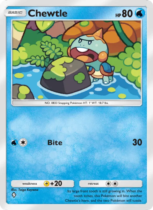 Chewtle — Mythical Island #022 (Pokémon TCG card)