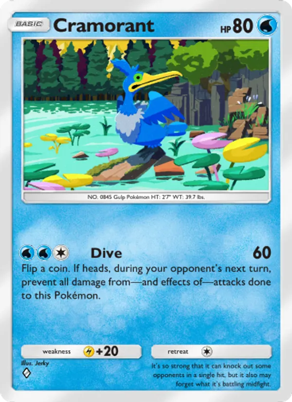 Cramorant — Mythical Island #024 (Pokémon TCG card)