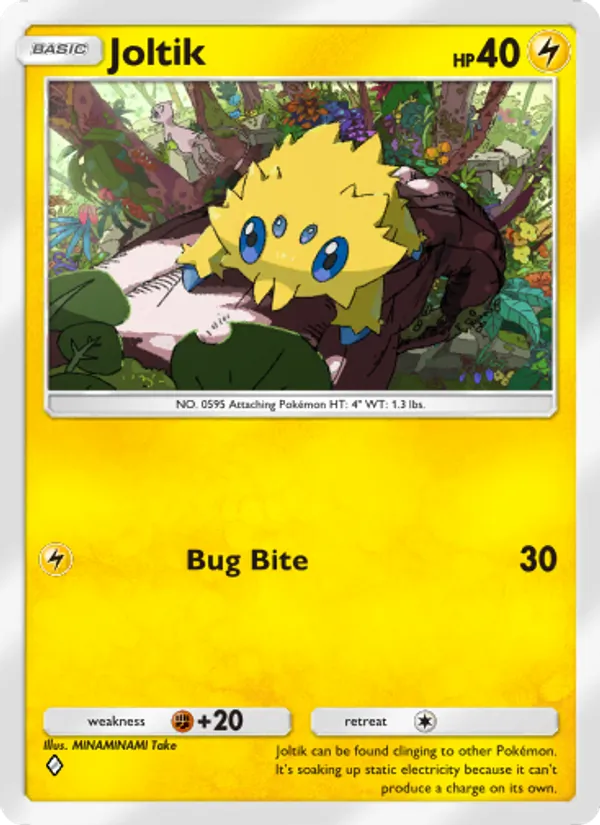 Joltik — Mythical Island #028 (Pokémon TCG card)