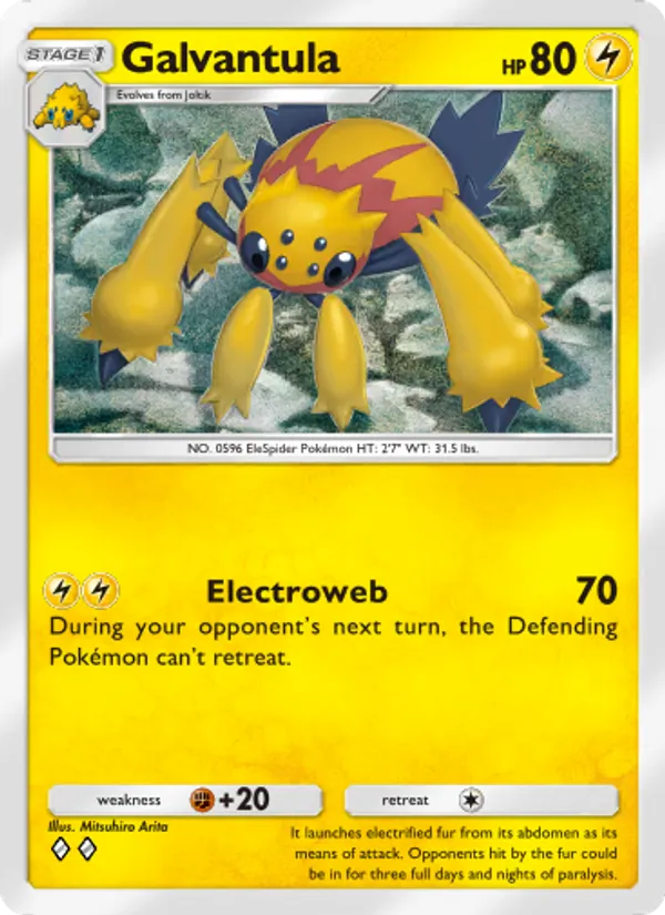 Galvantula — Mythical Island #029 (Pokémon TCG card)