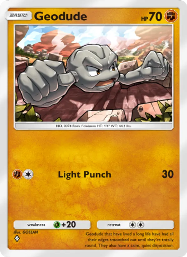 Geodude — Mythical Island #043 (Pokémon TCG card)