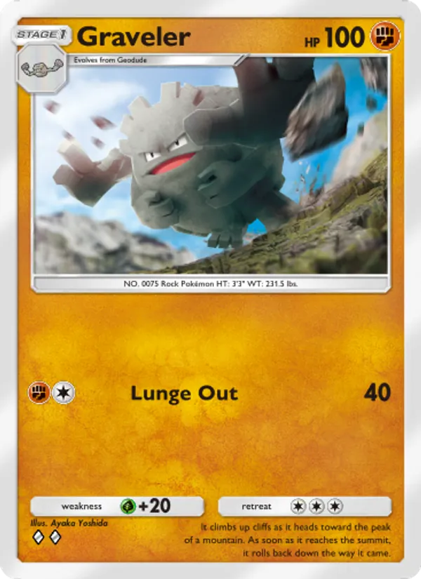 Graveler — Mythical Island #044 (Pokémon TCG card)