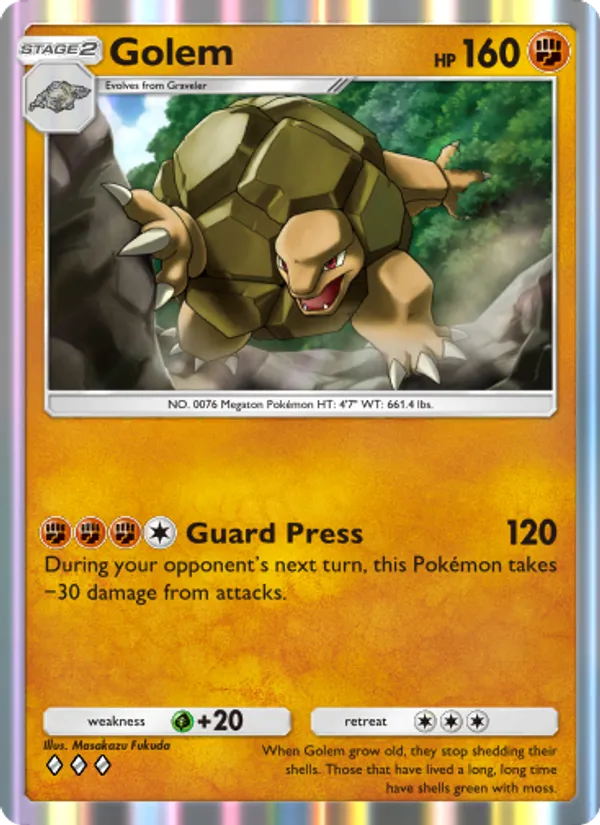 Golem — Mythical Island #045 (Pokémon TCG card)