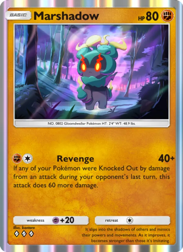 Marshadow — Mythical Island #047 (Pokémon TCG card)