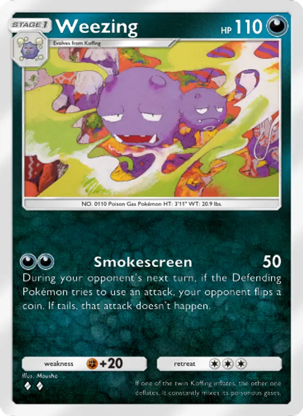 Weezing — Mythical Island #050 (Pokémon TCG card)