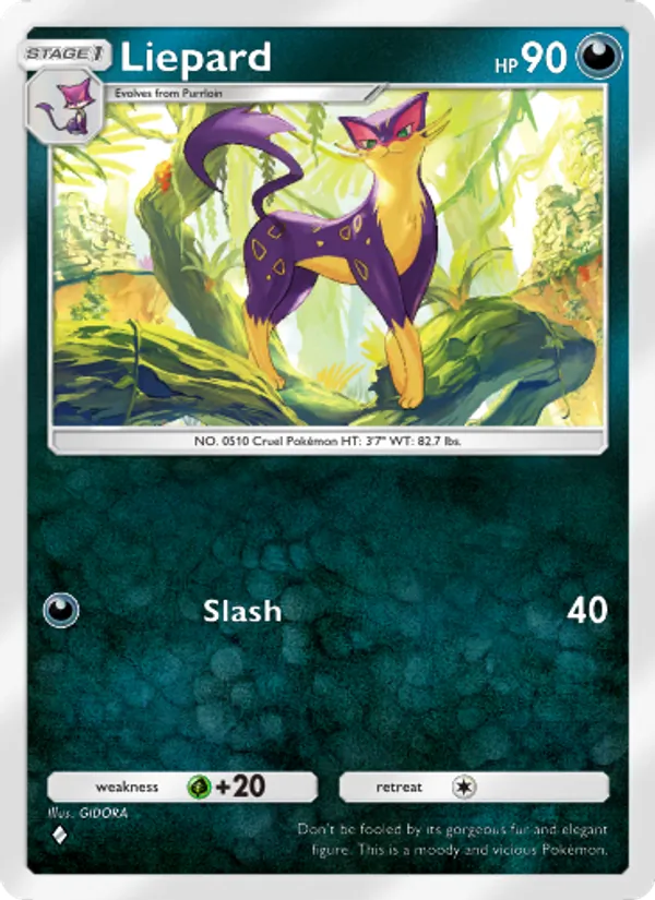 Liepard — Mythical Island #052 (Pokémon TCG card)