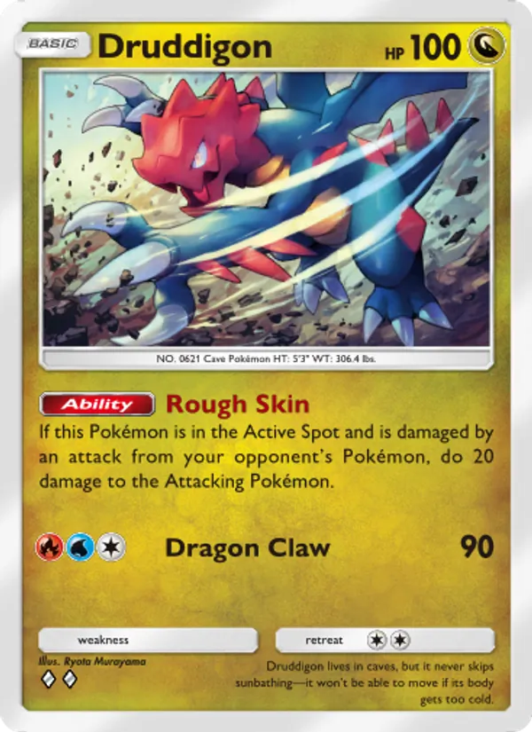 Druddigon — Mythical Island #056 (Pokémon TCG card)