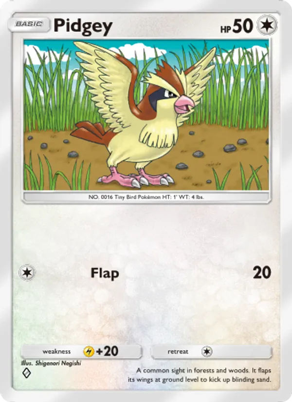 Pidgey — Mythical Island #057 (Pokémon TCG card)
