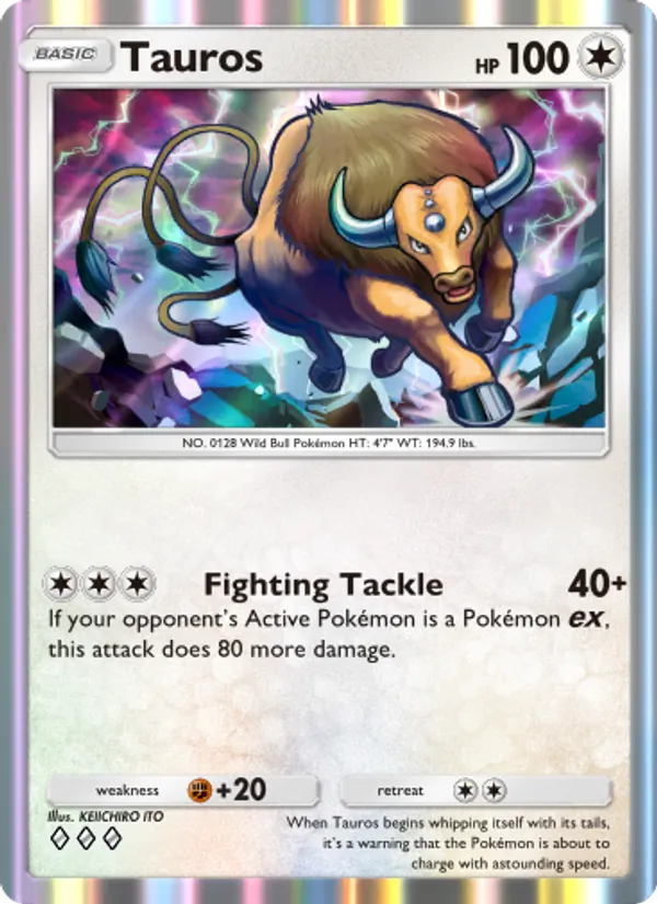 Tauros — Mythical Island #060 (Pokémon TCG card)