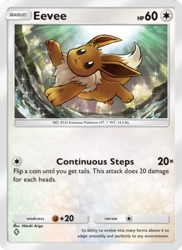 Eevee — Mythical Island #061 (Pokémon TCG card)