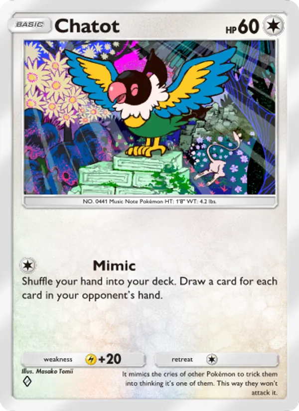 Chatot — Mythical Island #062 (Pokémon TCG card)