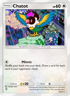 Chatot (Mythical Island #062)