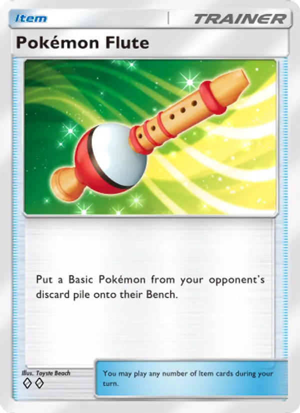Pokémon Flute — Mythical Island #064 (Pokémon TCG card)