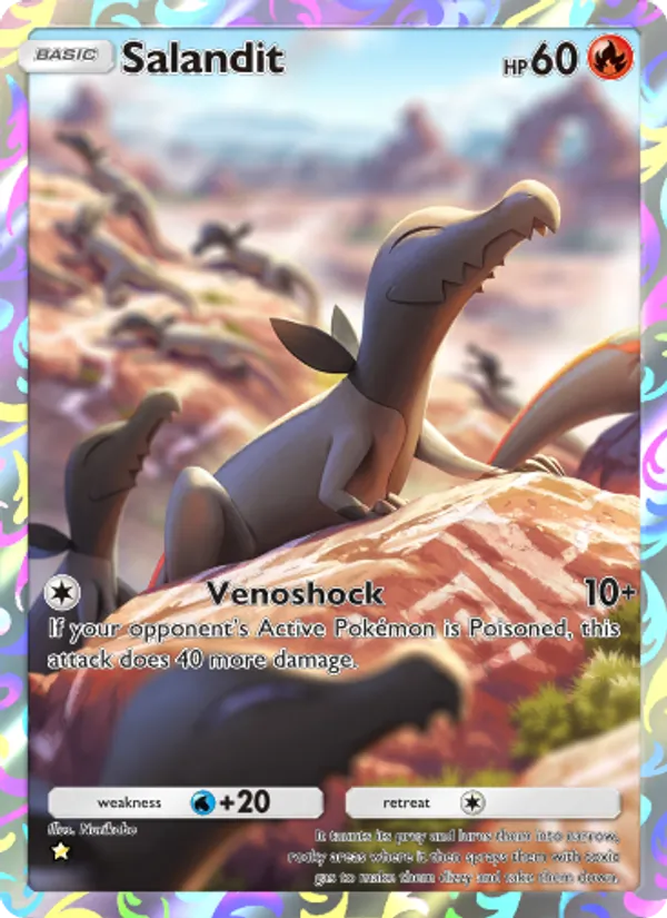 Salandit — Mythical Island #071 (Pokémon TCG card)